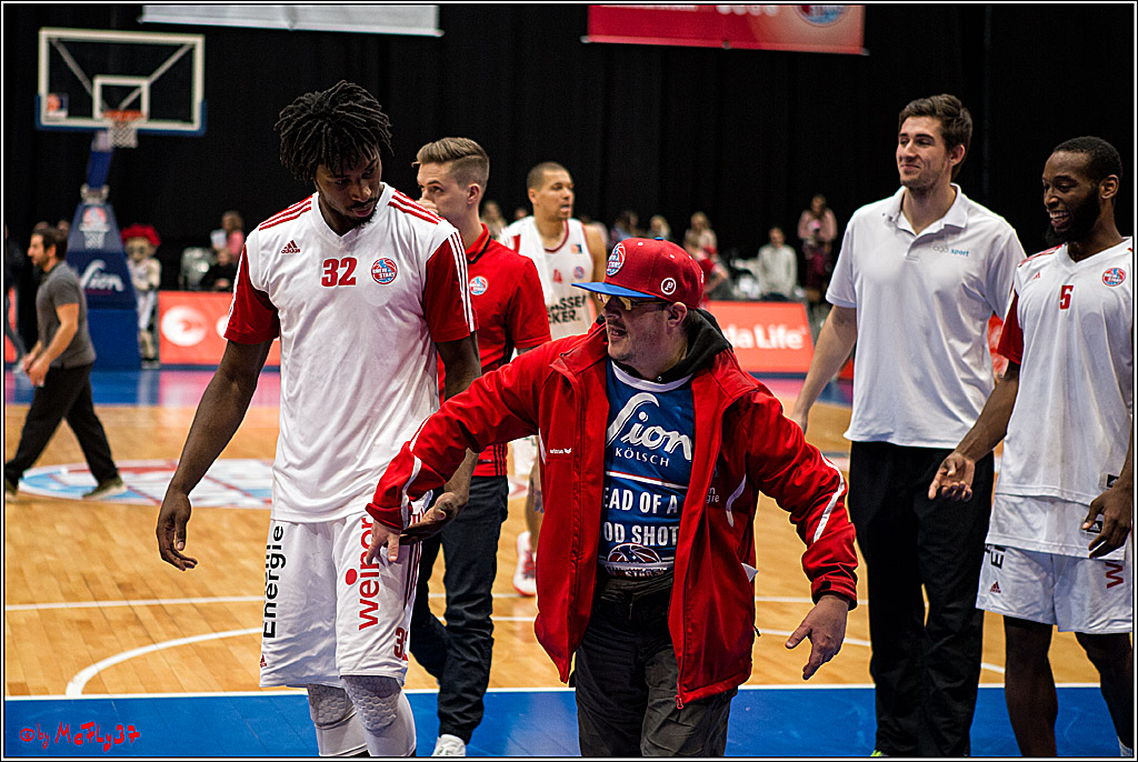 2. Basketball-Bundesliga ProA, RheinStars Koeln vs. Nuernberg Falcons BC; Koeln, 05.12.2016