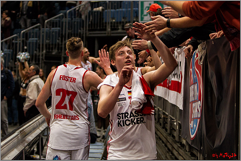 2. Basketball-Bundesliga ProA, RheinStars Koeln vs. Nuernberg Falcons BC; Koeln, 05.12.2016