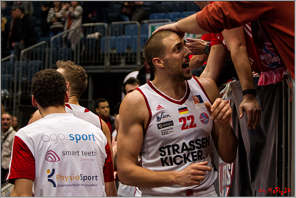 2. Basketball-Bundesliga ProA, RheinStars Koeln vs. Nuernberg Falcons BC; Koeln, 05.12.2016