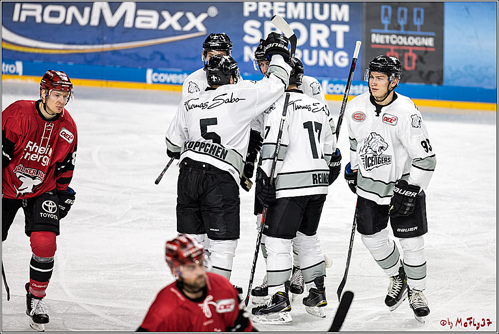 DEL, Koelner Haie - Nuernberg Thomas Sabo Ice Tigers, 10.12.2017