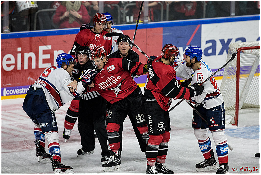 DEL, Koelner Haie - Adler Mannheim, 05.01.2018