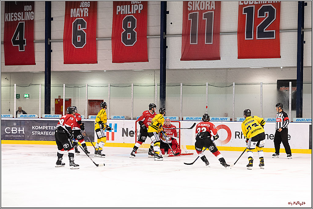 PENNY DEL Testspiel Koelner Haie - Rouen Dragons; Koeln, 18.08.2023