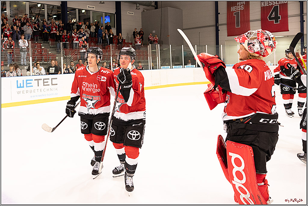 PENNY DEL Testspiel Koelner Haie - Rouen Dragons; Koeln, 18.08.2023