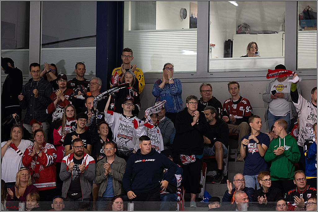 PENNY DEL Testspiel Koelner Haie - Rouen Dragons; Koeln, 18.08.2023