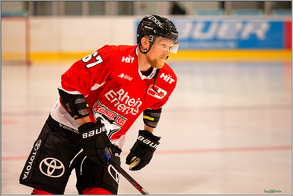 PENNY DEL; Testspiel Koelner Haie- Rouen Dragons; Koeln, 18.08.2023