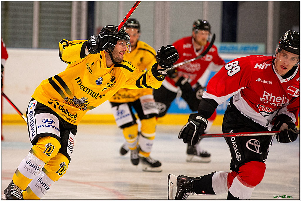 PENNY DEL; Testspiel Koelner Haie- Rouen Dragons; Koeln, 18.08.2023