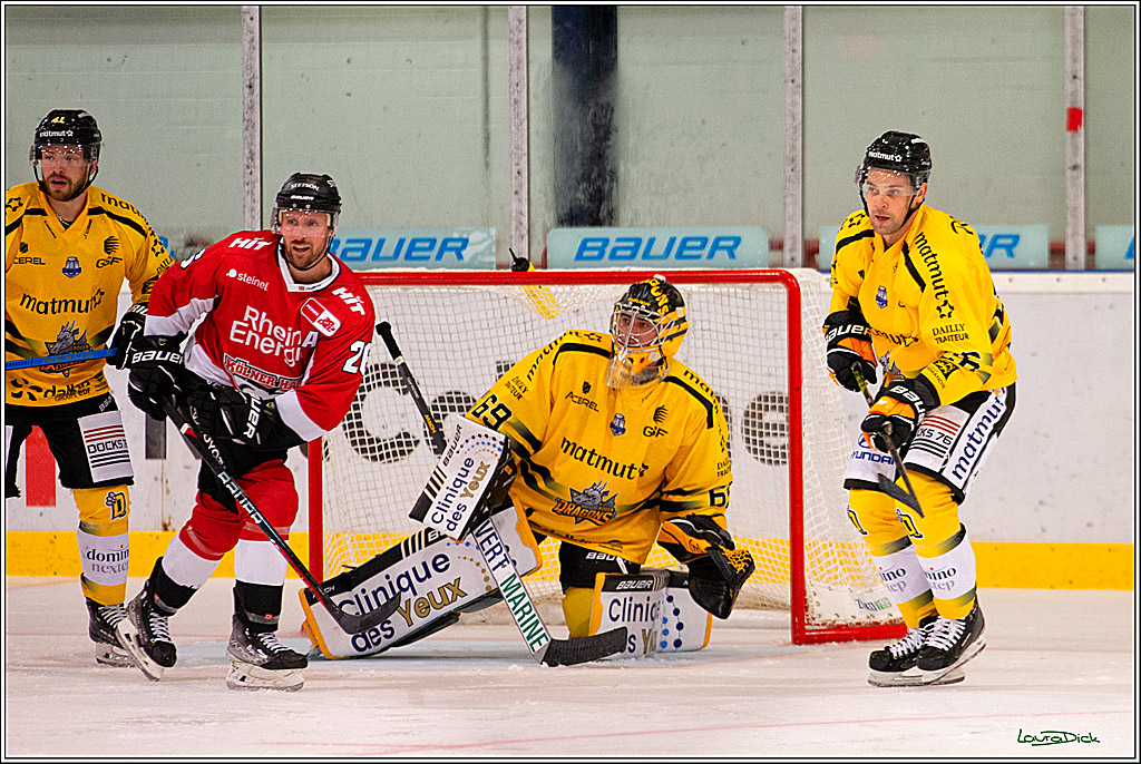 PENNY DEL; Testspiel Koelner Haie- Rouen Dragons; Koeln, 18.08.2023