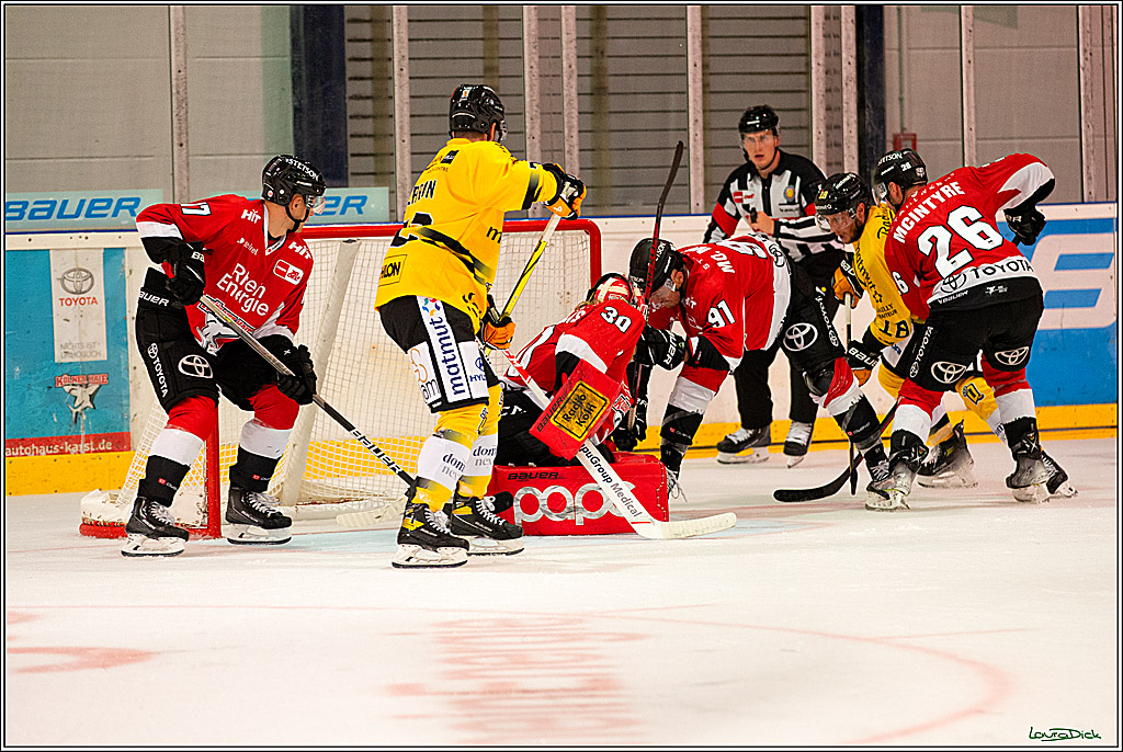 PENNY DEL; Testspiel Koelner Haie- Rouen Dragons; Koeln, 18.08.2023