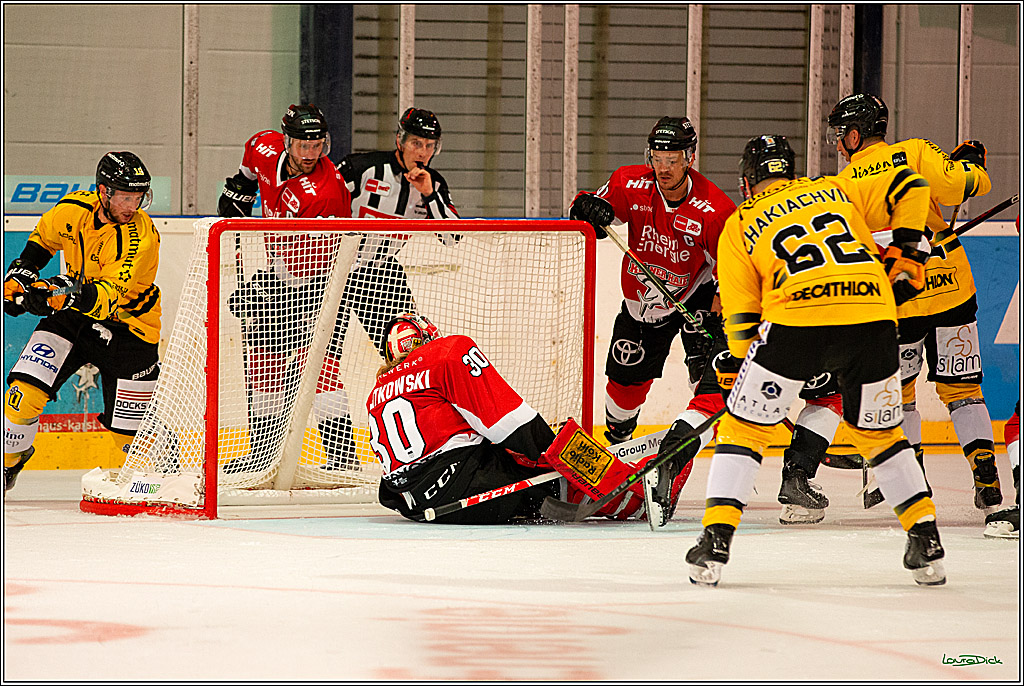 PENNY DEL; Testspiel Koelner Haie- Rouen Dragons; Koeln, 18.08.2023