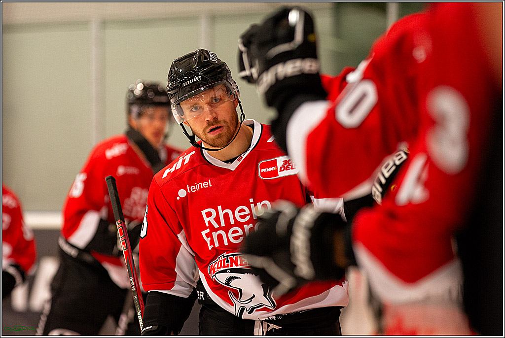 PENNY DEL; Testspiel Koelner Haie- Rouen Dragons; Koeln, 18.08.2023