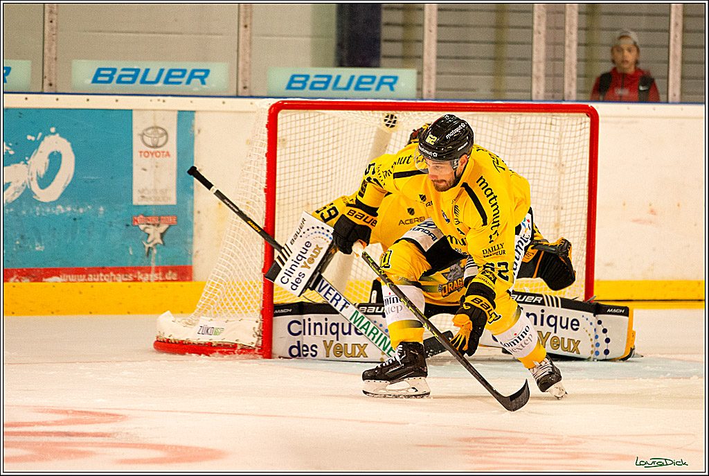 PENNY DEL; Testspiel Koelner Haie- Rouen Dragons; Koeln, 18.08.2023