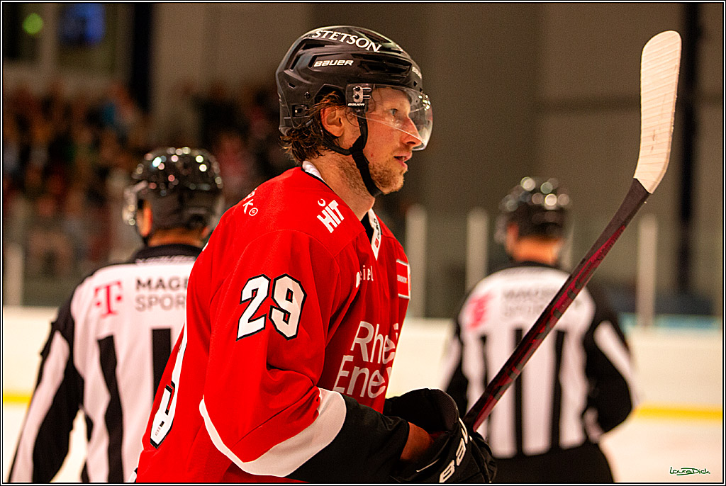 PENNY DEL; Testspiel Koelner Haie- Rouen Dragons; Koeln, 18.08.2023