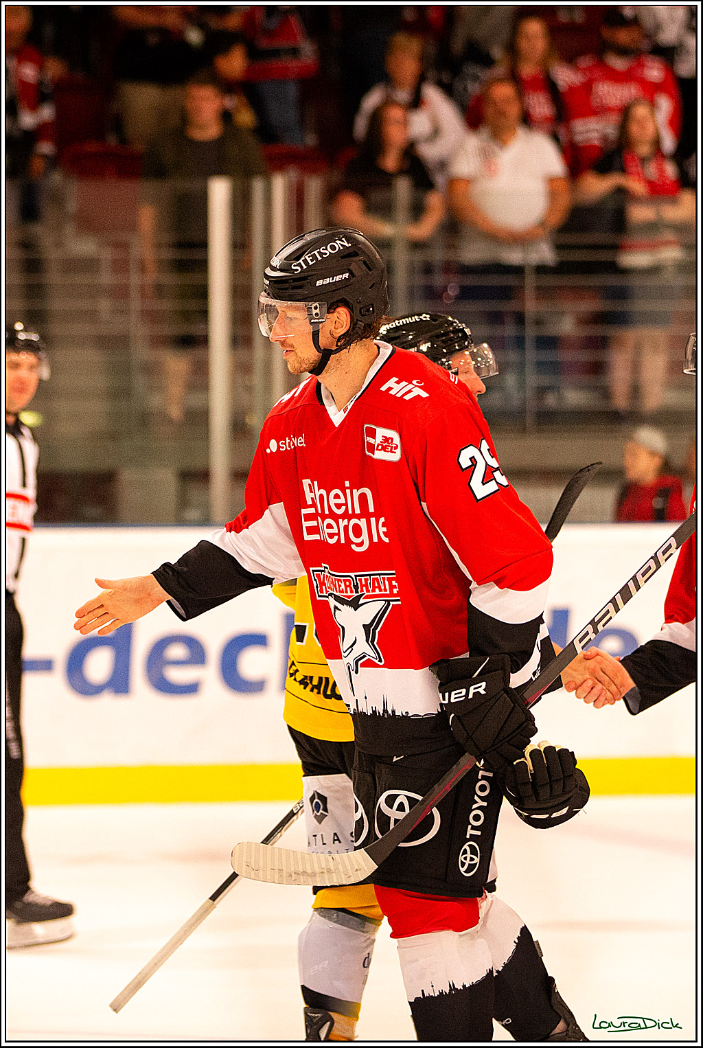 PENNY DEL; Testspiel Koelner Haie- Rouen Dragons; Koeln, 18.08.2023