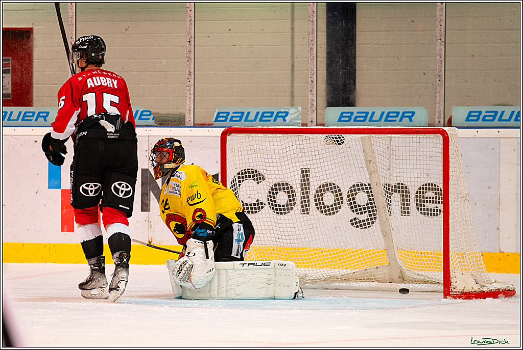 PENNY DEL; Testspiel Koelner Haie- SC Bern; Koeln, 25.08.2023