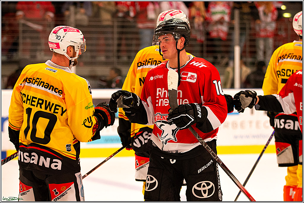 PENNY DEL; Testspiel Koelner Haie- SC Bern; Koeln, 25.08.2023