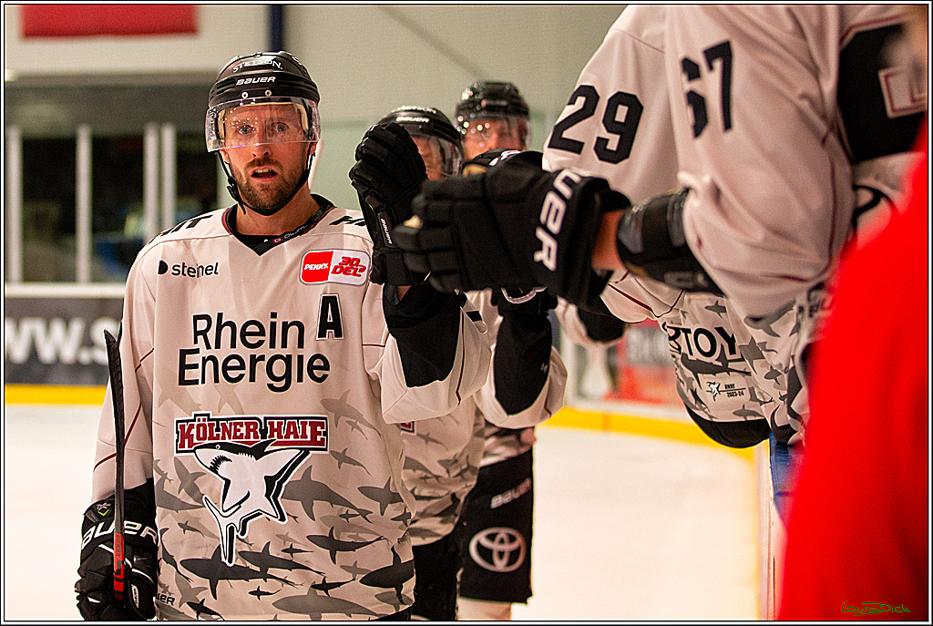 PENNY DEL; Testspiel Koelner Haie- Duesseldorfer EG; Koeln, 03.09.2023