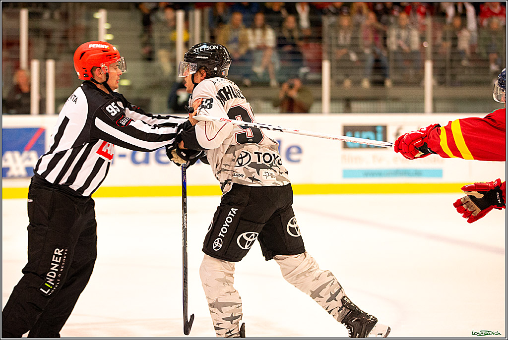 PENNY DEL; Testspiel Koelner Haie- Duesseldorfer EG; Koeln, 03.09.2023