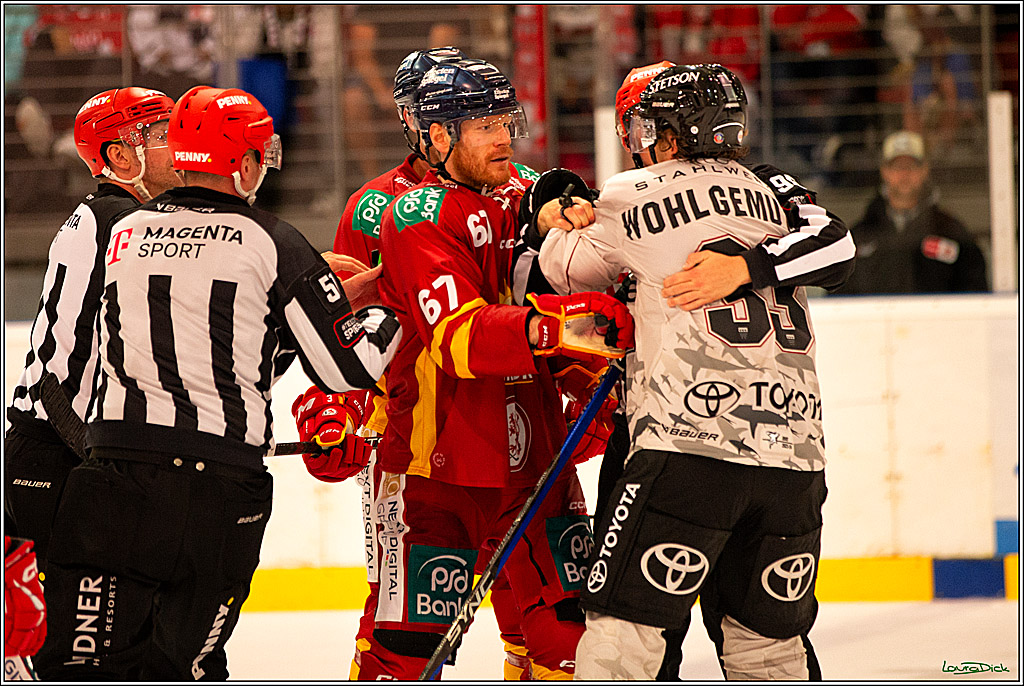 PENNY DEL; Testspiel Koelner Haie- Duesseldorfer EG; Koeln, 03.09.2023