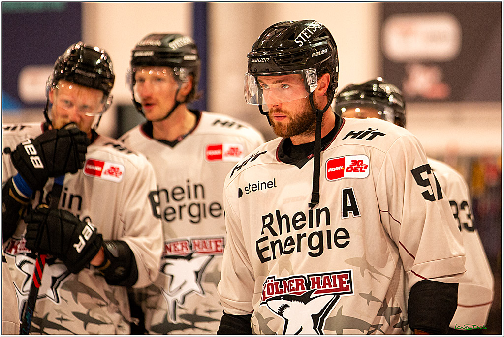PENNY DEL; Testspiel Koelner Haie- Duesseldorfer EG; Koeln, 03.09.2023