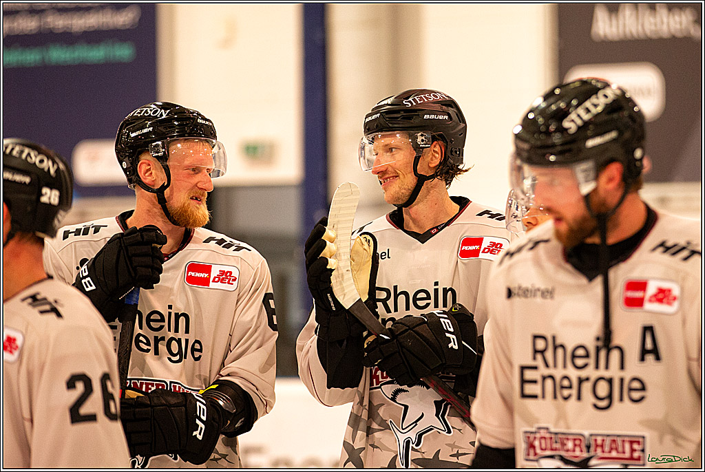 PENNY DEL; Testspiel Koelner Haie- Duesseldorfer EG; Koeln, 03.09.2023