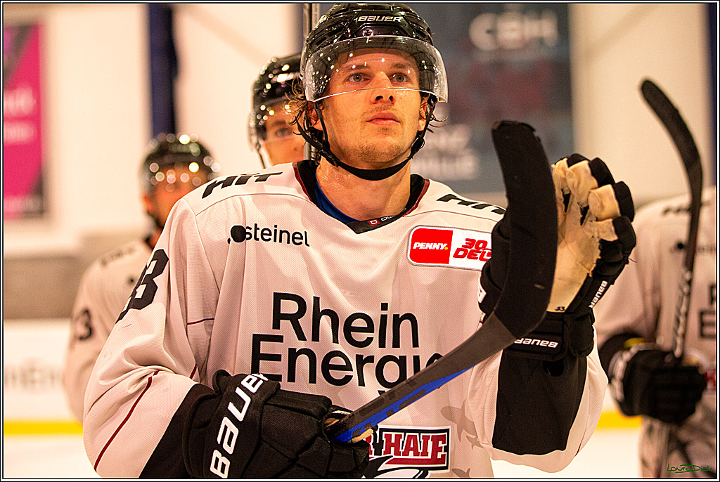 PENNY DEL; Testspiel Koelner Haie- Duesseldorfer EG; Koeln, 03.09.2023