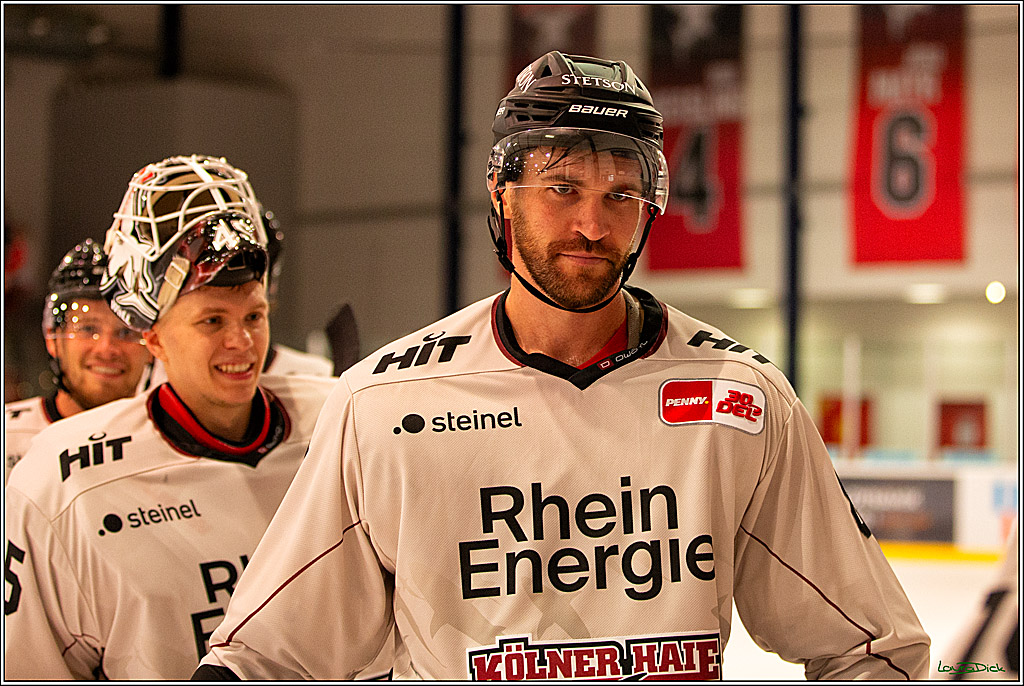 PENNY DEL; Testspiel Koelner Haie- Duesseldorfer EG; Koeln, 03.09.2023