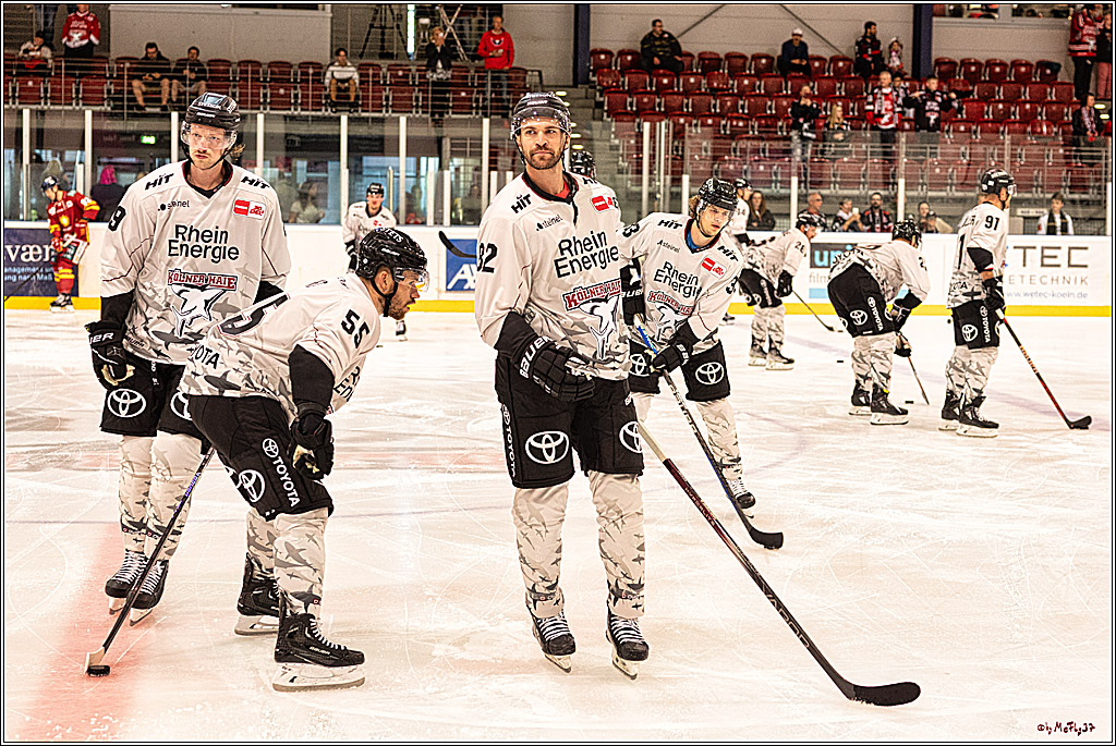 PENNY DEL 1. Testspiel Koelner Haie - Duesseldorfer EG ; Koeln, 03.09.2023