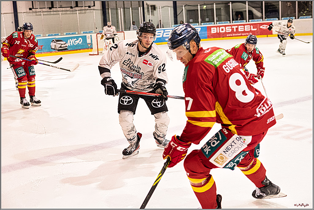 PENNY DEL 1. Testspiel Koelner Haie - Duesseldorfer EG ; Koeln, 03.09.2023