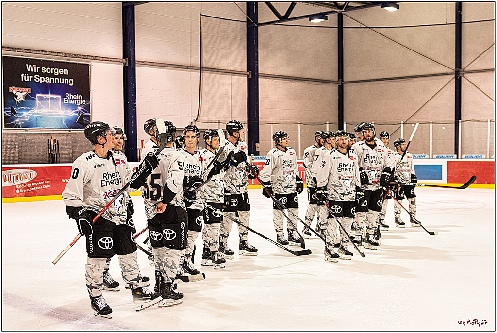 PENNY DEL 1. Testspiel Koelner Haie - Duesseldorfer EG ; Koeln, 03.09.2023