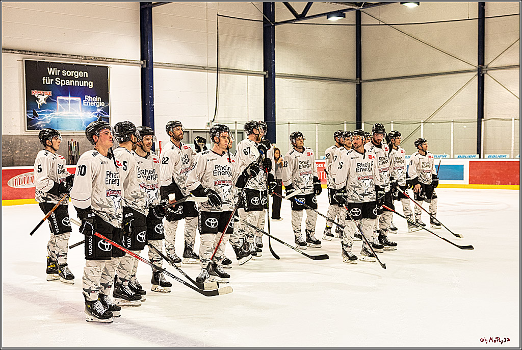 PENNY DEL 1. Testspiel Koelner Haie - Duesseldorfer EG ; Koeln, 03.09.2023