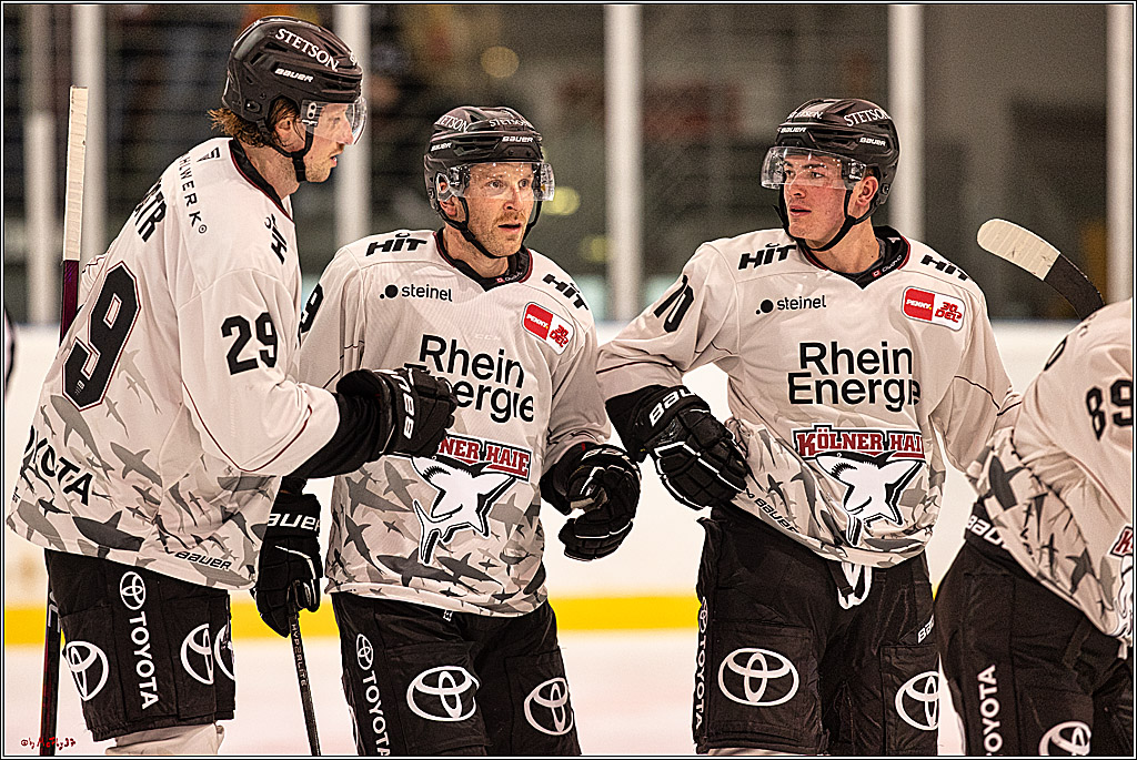 PENNY DEL 1. Testspiel Koelner Haie - Duesseldorfer EG ; Koeln, 03.09.2023