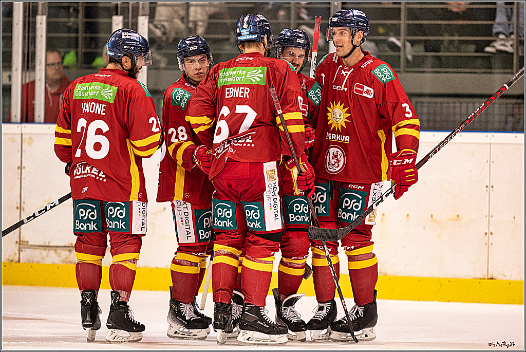 PENNY DEL 1. Testspiel Koelner Haie - Duesseldorfer EG ; Koeln, 03.09.2023