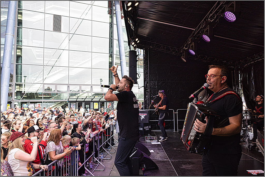 PENNY DEL Saisoneroeffnungsfeier Koelner Haie; Koeln, 03.09.2023