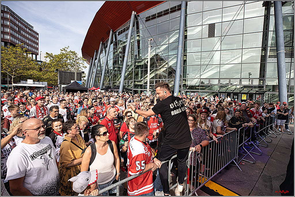PENNY DEL Saisoneroeffnungsfeier Koelner Haie; Koeln, 03.09.2023