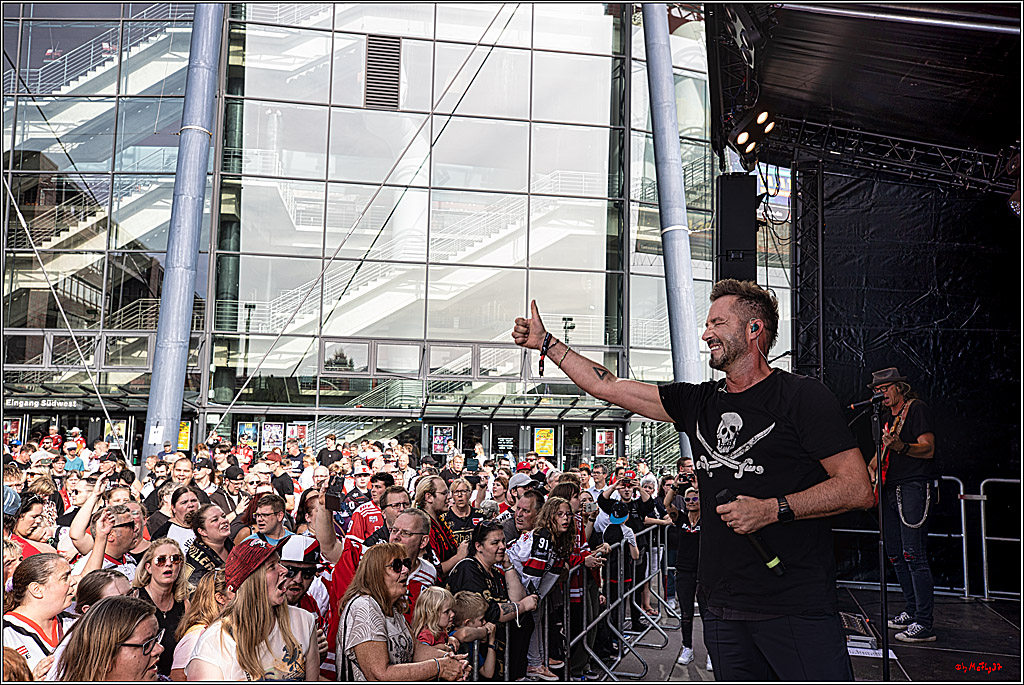 PENNY DEL Saisoneroeffnungsfeier Koelner Haie; Koeln, 03.09.2023