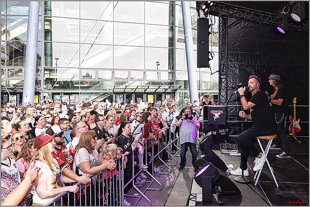 PENNY DEL Saisoneroeffnungsfeier Koelner Haie; Koeln, 03.09.2023