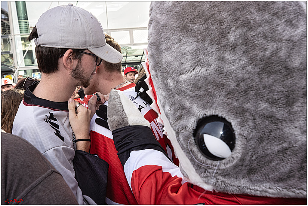 PENNY DEL Saisoneroeffnungsfeier Koelner Haie; Koeln, 03.09.2023