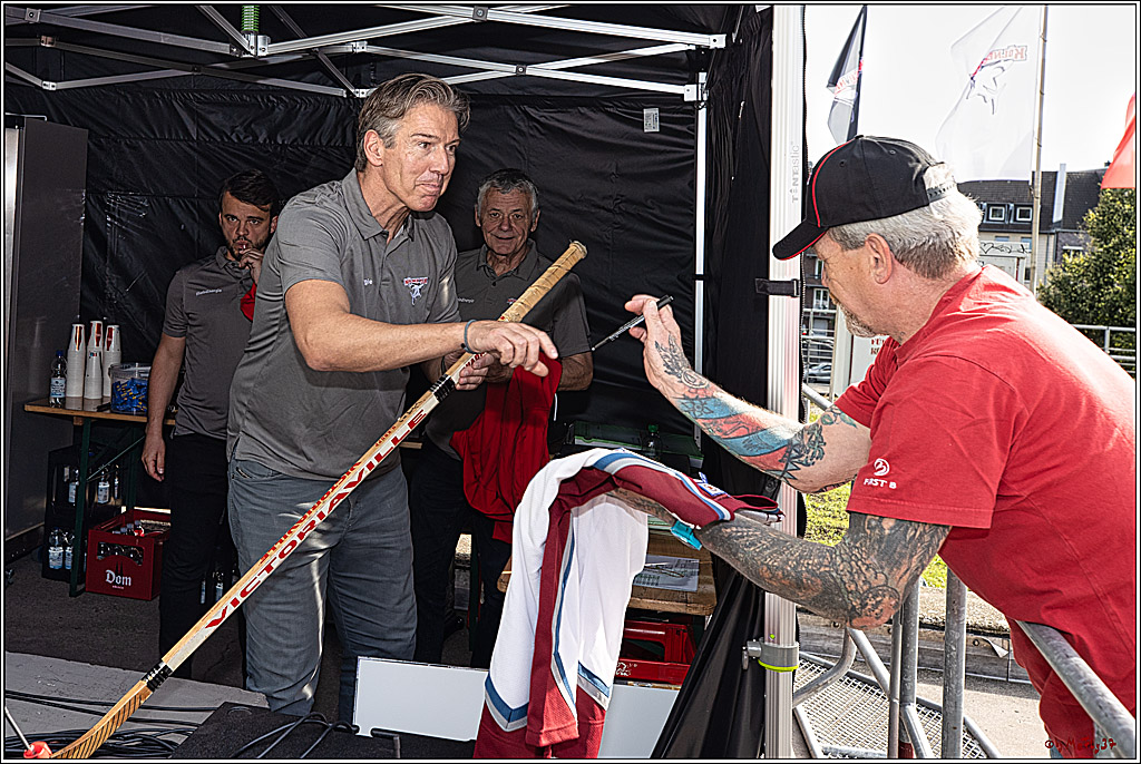 PENNY DEL Saisoneroeffnungsfeier Koelner Haie; Koeln, 03.09.2023