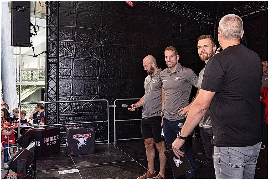 PENNY DEL Saisoneroeffnungsfeier Koelner Haie; Koeln, 03.09.2023