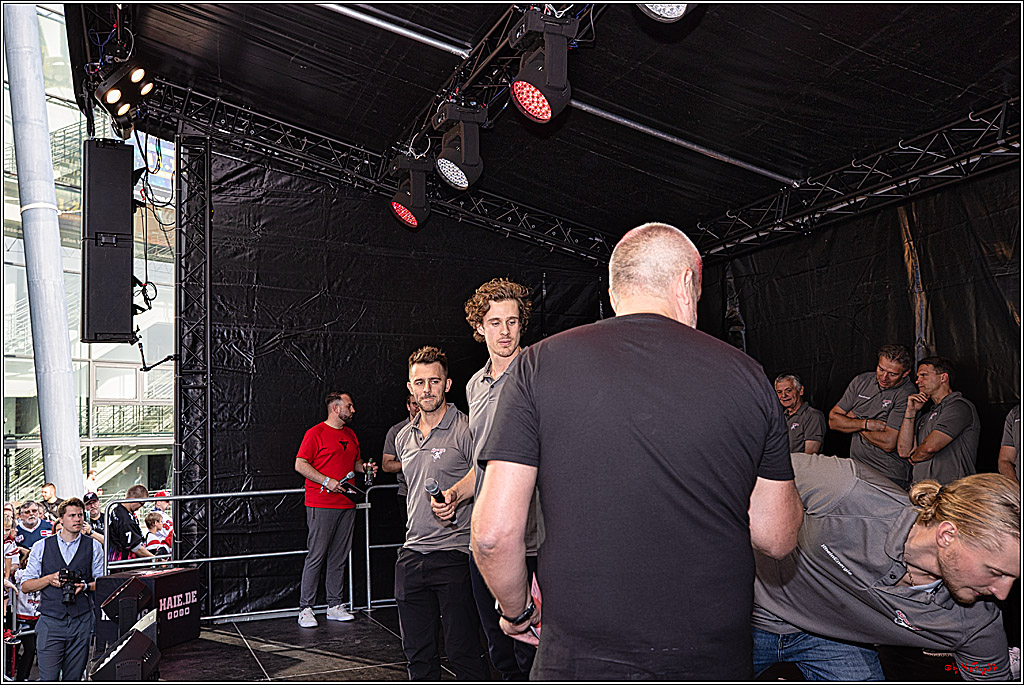 PENNY DEL Saisoneroeffnungsfeier Koelner Haie; Koeln, 03.09.2023