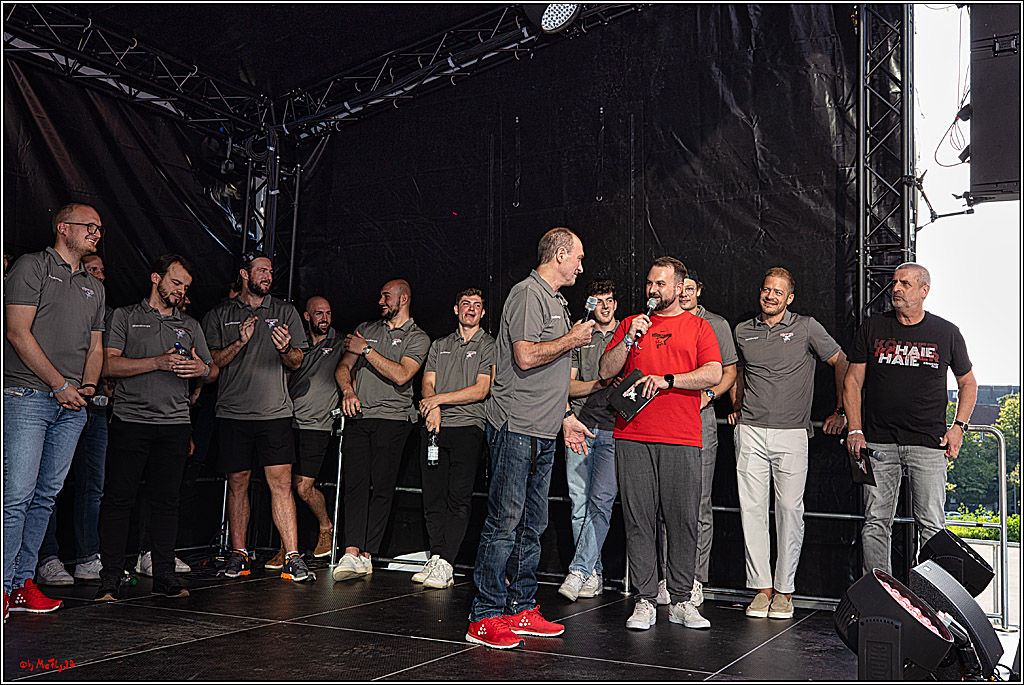 PENNY DEL Saisoneroeffnungsfeier Koelner Haie; Koeln, 03.09.2023