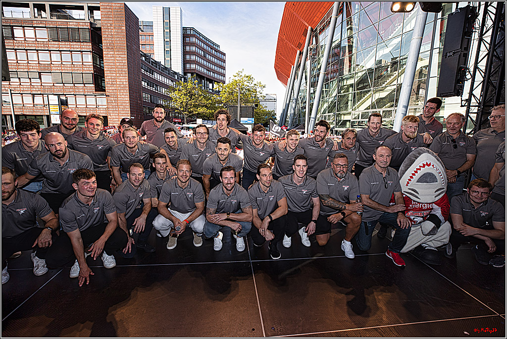 PENNY DEL Saisoneroeffnungsfeier Koelner Haie; Koeln, 03.09.2023