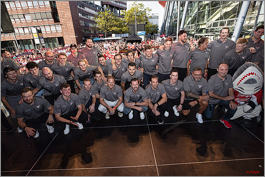 PENNY DEL Saisoneroeffnungsfeier Koelner Haie; Koeln, 03.09.2023