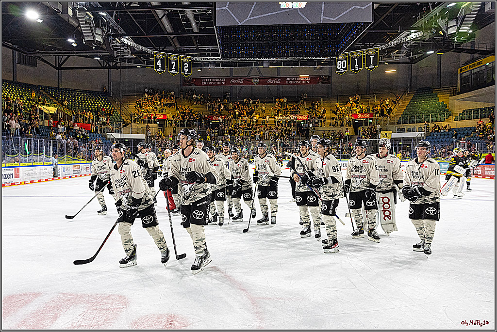 PENNY DEL 1. Testspiel Krefeld Pinguine - Koelner Haie; Krefeld, 10.09.2023