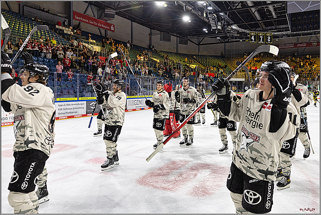 PENNY DEL 1. Testspiel Krefeld Pinguine - Koelner Haie; Krefeld, 10.09.2023