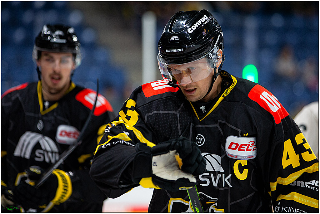 PENNY DEL; Testspiel Krefelder Pinguine- Koelner Haie; Krefeld, 10.09.2023