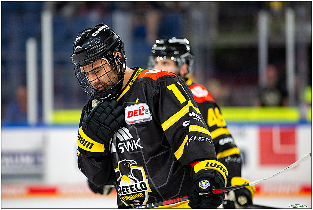 PENNY DEL; Testspiel Krefelder Pinguine- Koelner Haie; Krefeld, 10.09.2023
