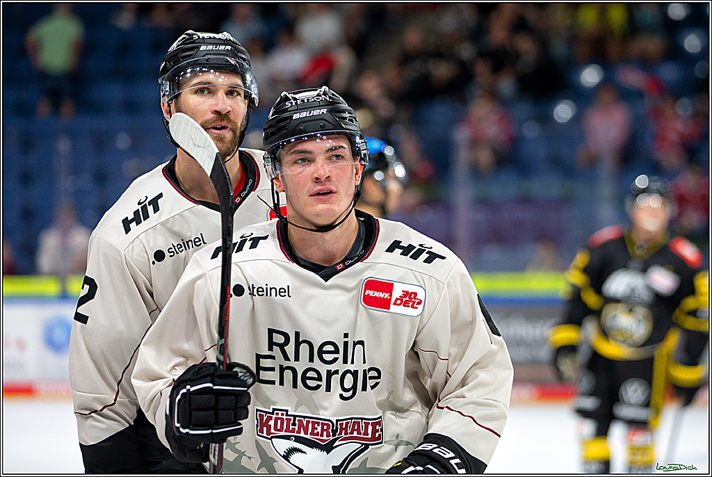 PENNY DEL; Testspiel Krefelder Pinguine- Koelner Haie; Krefeld, 10.09.2023