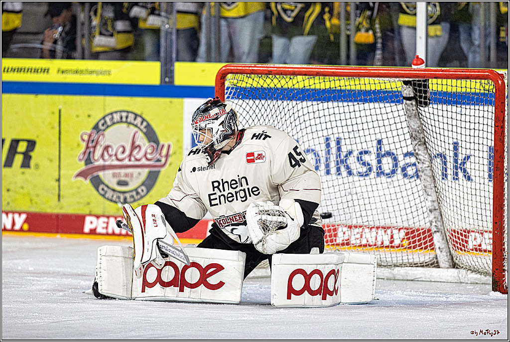 PENNY DEL 1. Testspiel Krefeld Pinguine - Koelner Haie; Krefeld, 10.09.2023