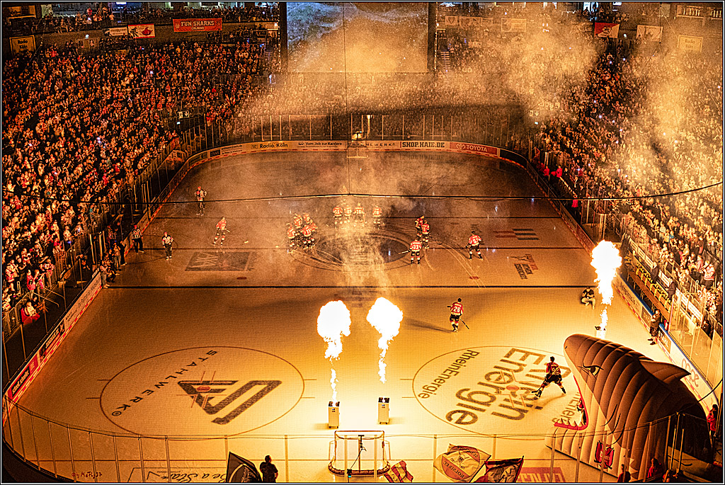 PENNY DEL 1. Koelner Haie - ERC Ingolstadt; Koeln, 17.09.2023